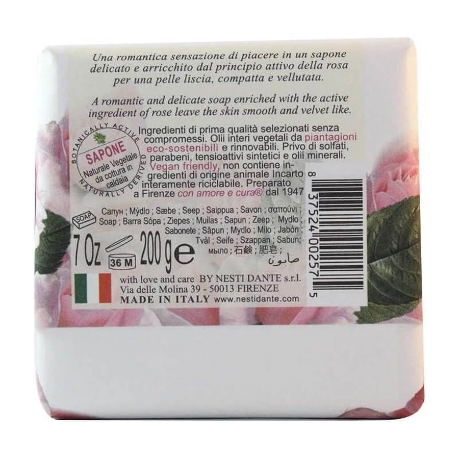 Nesti Dante Marsiglia, trandafir toscan centifolia – săpun natural vegetal, 200 g