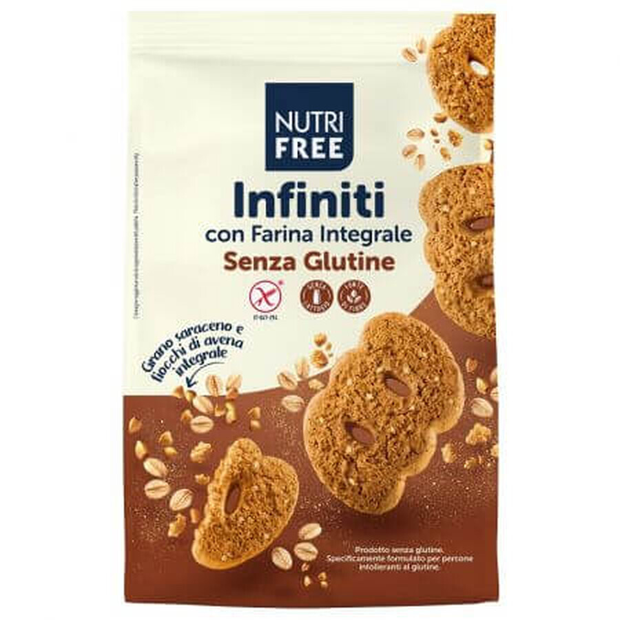 Infiniti wholemeal biscuits, 250g, Nutrifree