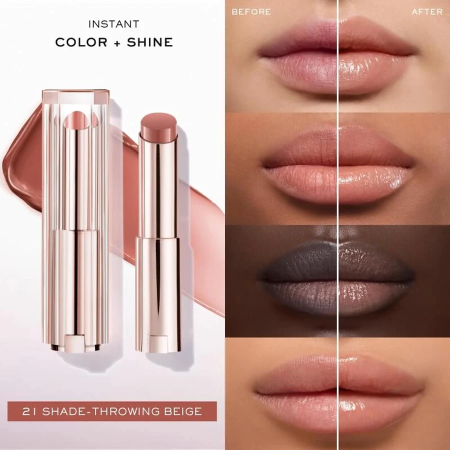 Lancôme Lip Idole Butterglow - Getinte lippenbalsem nr. 21 Shade-Throwing Beige