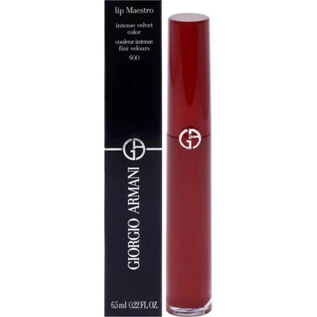Giorgio Armani Lip Maestro - Fluweelzachte, matte vloeibare lippenstift nr. 400 The Red
