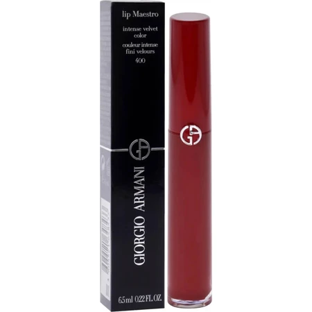 Giorgio Armani Lip Maestro - Fluweelzachte, matte vloeibare lippenstift nr. 400 The Red