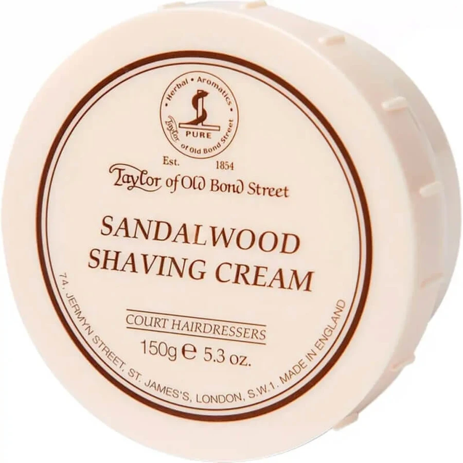 Crema de afeitado de sándalo de Taylor of Old Bond Street, 150 g