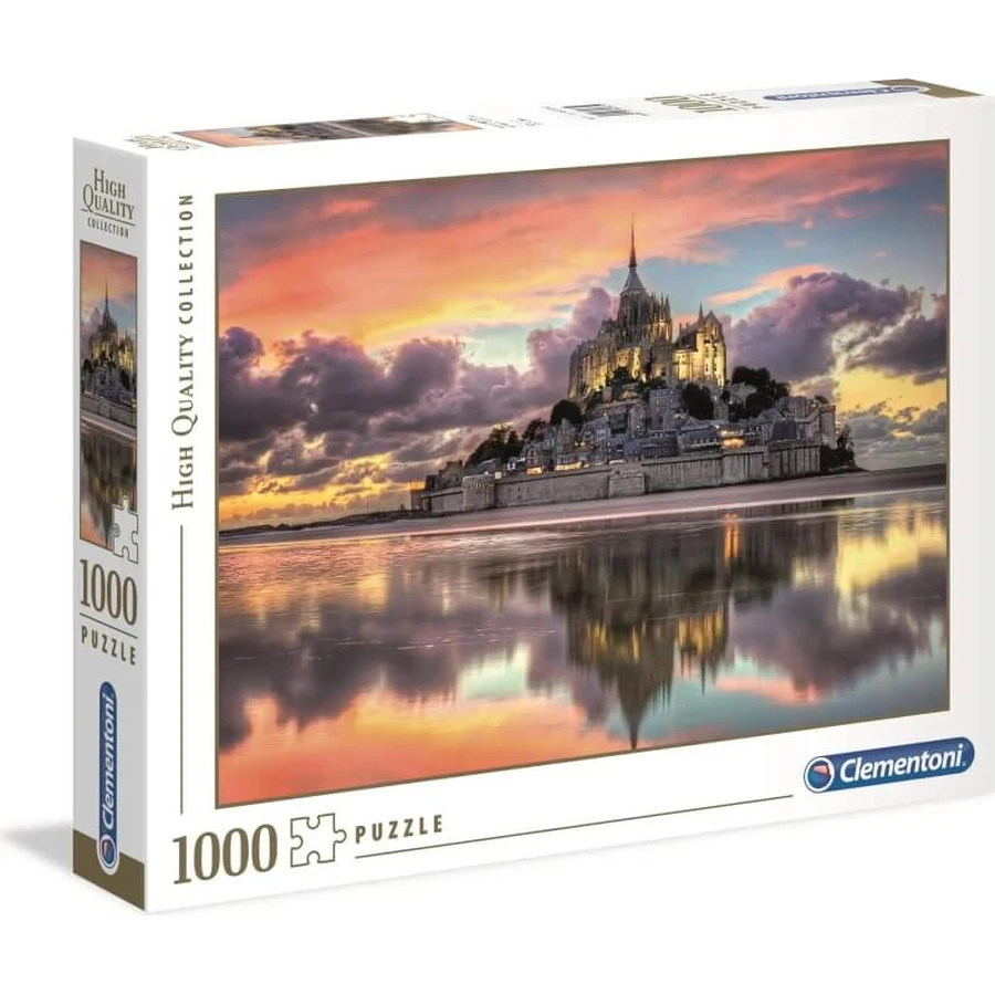 Rompecabezas de Clementoni «Le magnifique Mont Saint-Michel», de 1.000 piezas, para adultos