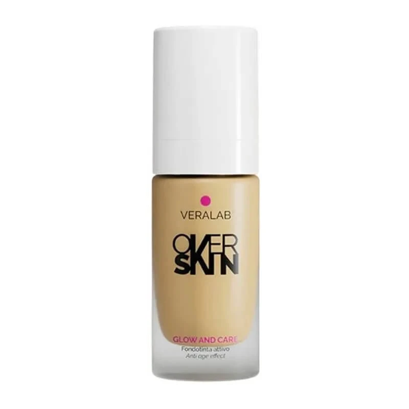 Veralab Overskin Glow and Care - Actieve, stralende en hydraterende foundation nr. 06 Beige