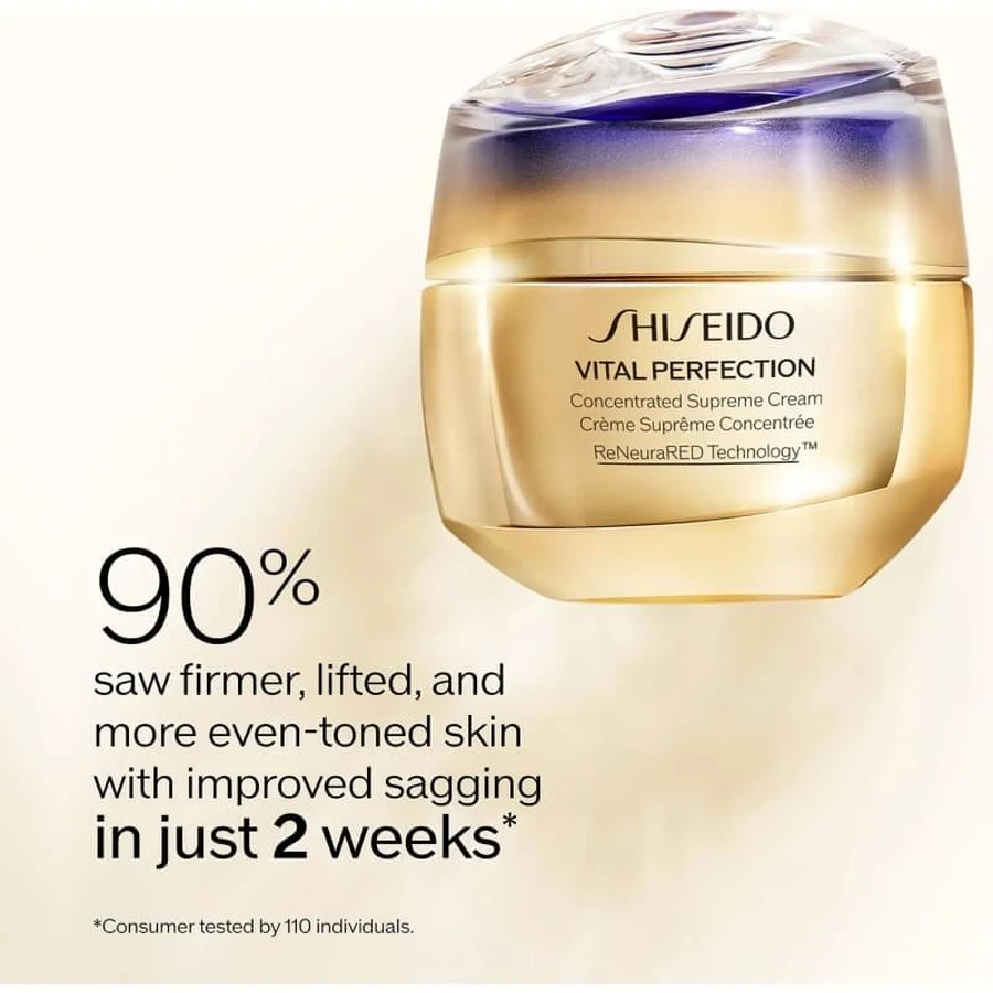 Shiseido Vital Perfection Concentrated Supreme Cream – krem przeciwstarzeniowy, wkład 50 ml: ceny i cechy