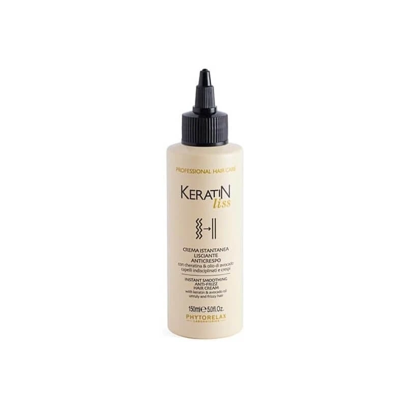Phytorelax Keratin Liss - Direct werkende anti-frizz gladmakende crème 150 ml