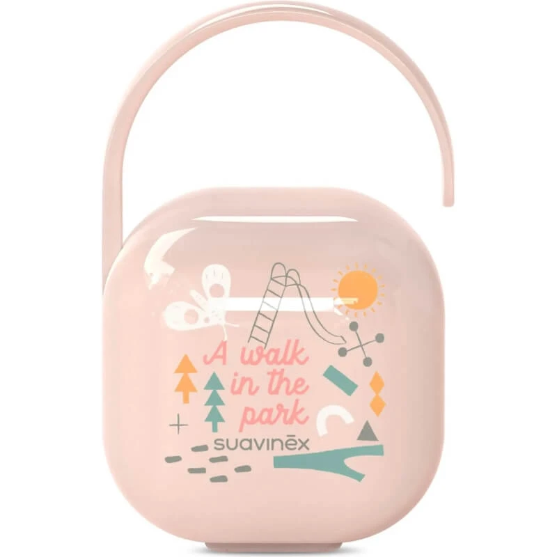 Suavinex Walk in the Park - Roze fopspeenetui