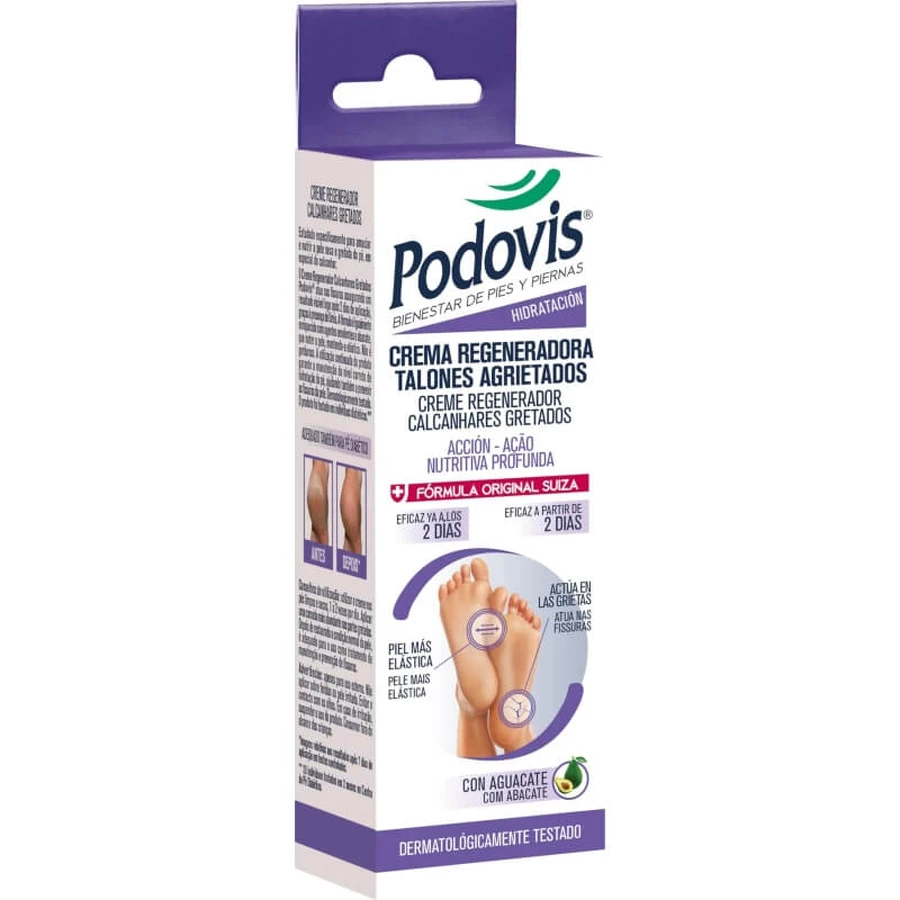 Podovis Regenererende crème voor gebarsten hielen, 75 ml