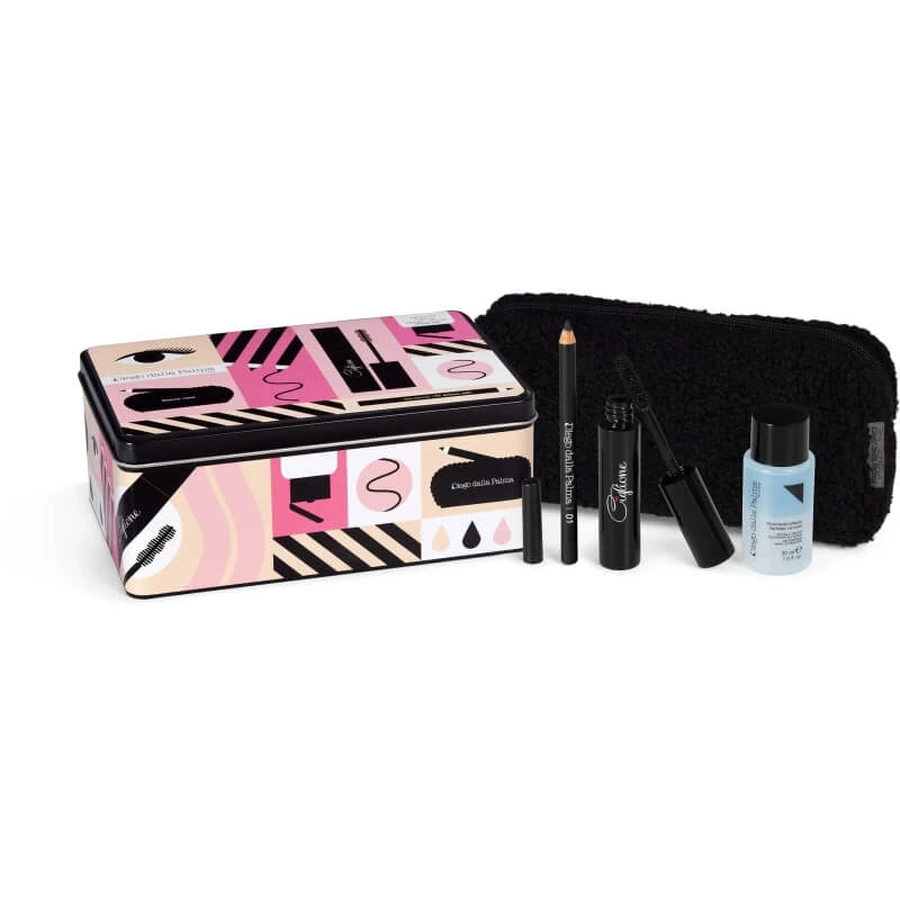 Diego dalla Palma Ciglione Mascara-Geschenkset + schwarzer Kajalstift Nr. 01 + Zweiphasen-Make-up-Entferner 30 ml