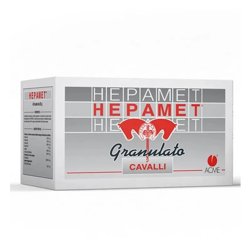Acme Hepamet - aanvullend voer voor paarden, 40 zakjes van elk 25 g