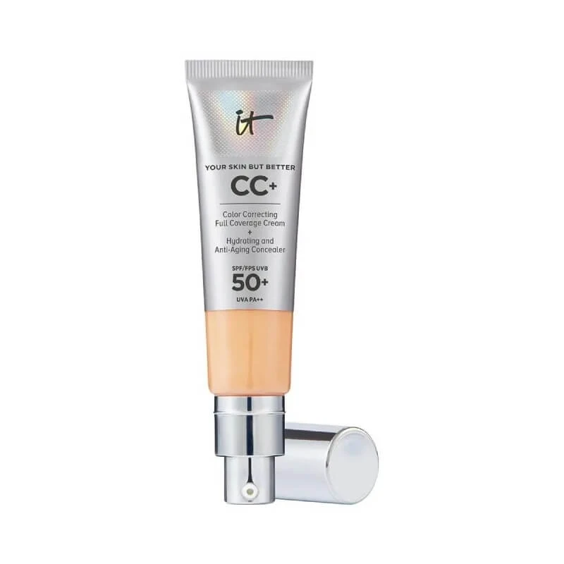It Cosmetics CC+ Full Coverage Cream SPF 50+ - Vloeibare foundation - Neutraal Medium