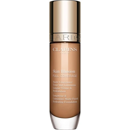Clarins Skin Illusion Full Coverage – Strahlende, matte Foundation – Nr. 110n