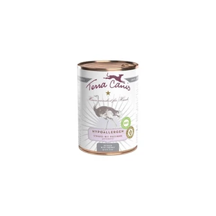 Terra Canis Hypoallergeen Struisvogel met Pastinaak - Compleet natvoer voor volwassen honden, 400 g