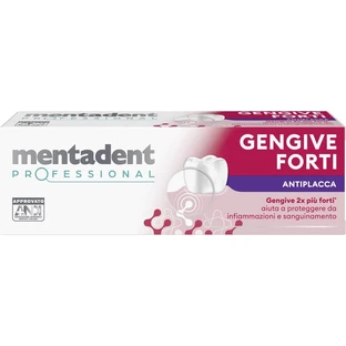 Mentadent Professional Strong Gums - Tandpasta tegen tandplak en tandsteen, 75 ml
