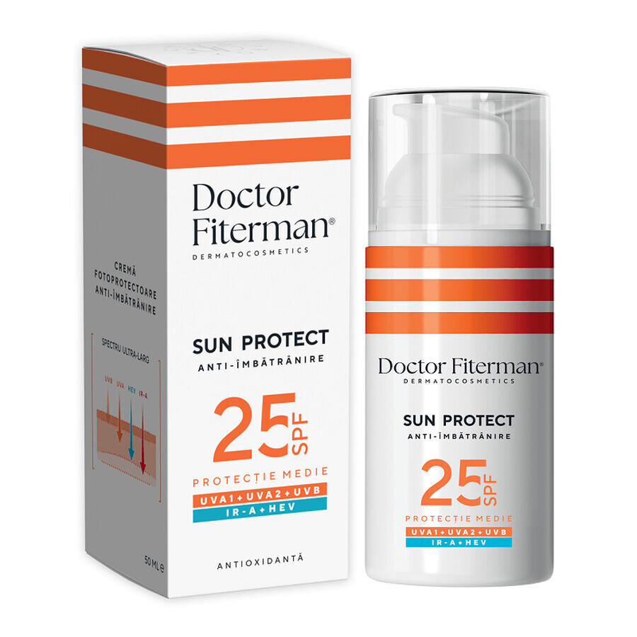 Crema hidratnta cu SPF25 Sun Protect, 50 ml, Fiterman