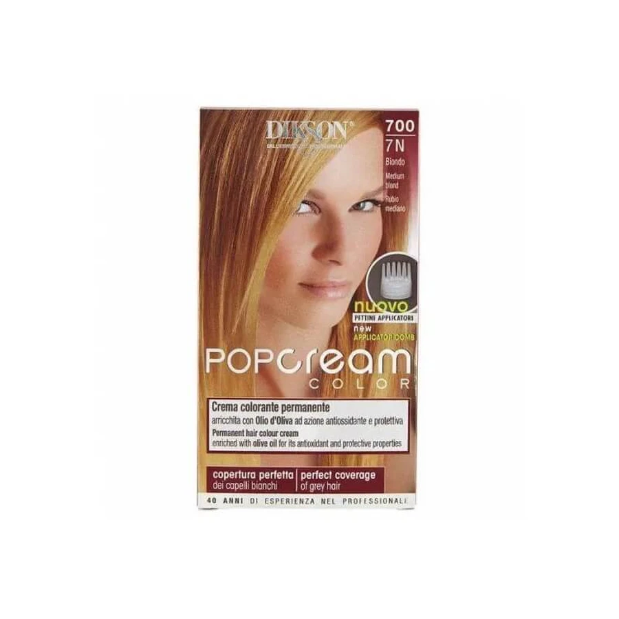 Dikson Pop Cream Color - Permanente haarkleuring nr. 700 Blond
