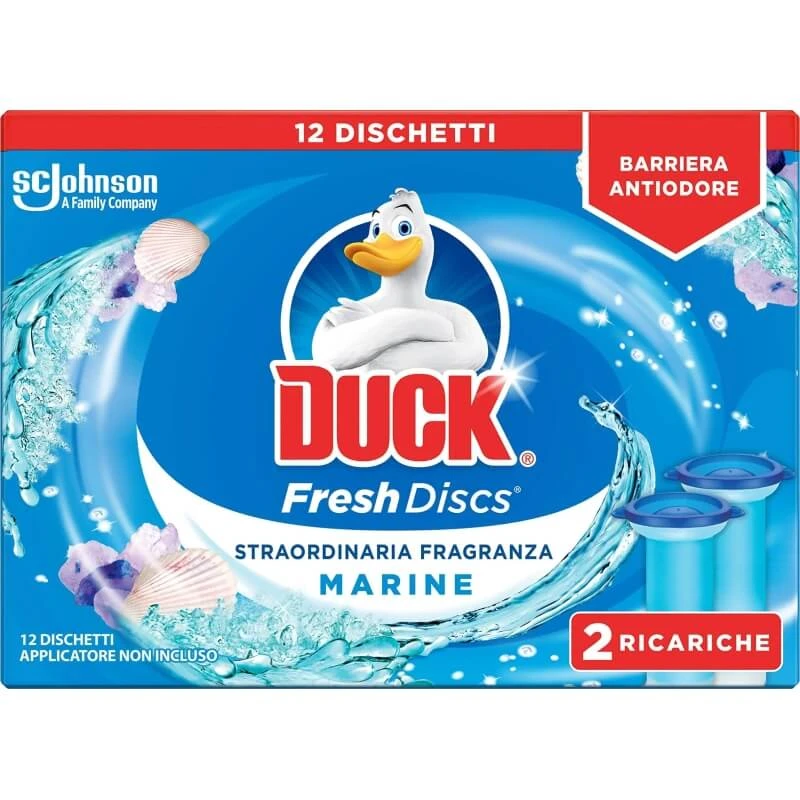 Duck Fresh Discs - 12 geurende gelschijfjes voor het toilet, diverse geuren