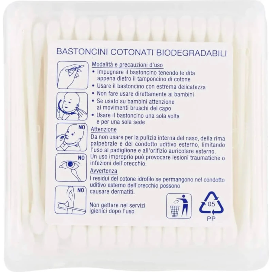 Hansaplast 200 biologisch afbreekbare wattenstaafjes