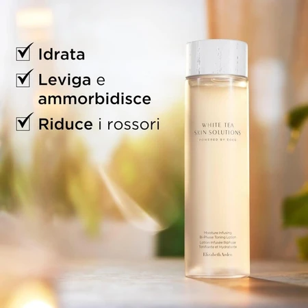 Elizabeth Arden White Tea Skin Solutions: Loción tonificante bifásica hidratante - Tónico facial, 125 ml