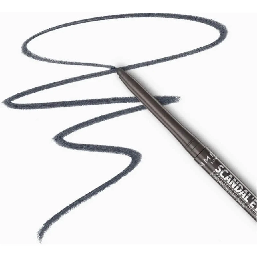Rimmel Scandaleyes Exaggerate – creion de ochi automat, rezistent la apă, nr. 003, gri fumuriu