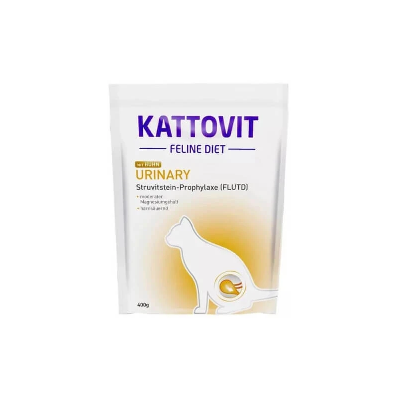 Kattovit Urinary met kip - Compleet voer voor katten met urinewegproblemen, 400 g