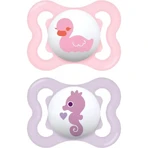 Mam Air 2-6 mois - Lot de 2 tétines en silicone - Rose