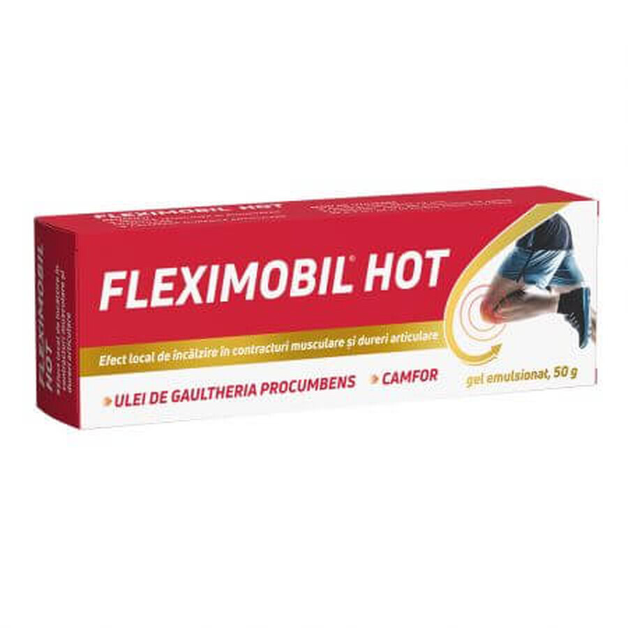 Fleximobil Hot emulsified gel, 50 g, Fiterman Pharma