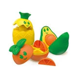 Clementoni Baby Clementoni Fruitpuzzel – 3 fruitstukjes om in elkaar te passen, 12–36 maanden