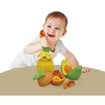 Clementoni Baby Clementoni Fruitpuzzel – 3 fruitstukjes om in elkaar te passen, 12–36 maanden
