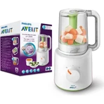 Avent 2-in-1 EasyPappa Babynahrenzubereiter mit Dampfgarfunktion