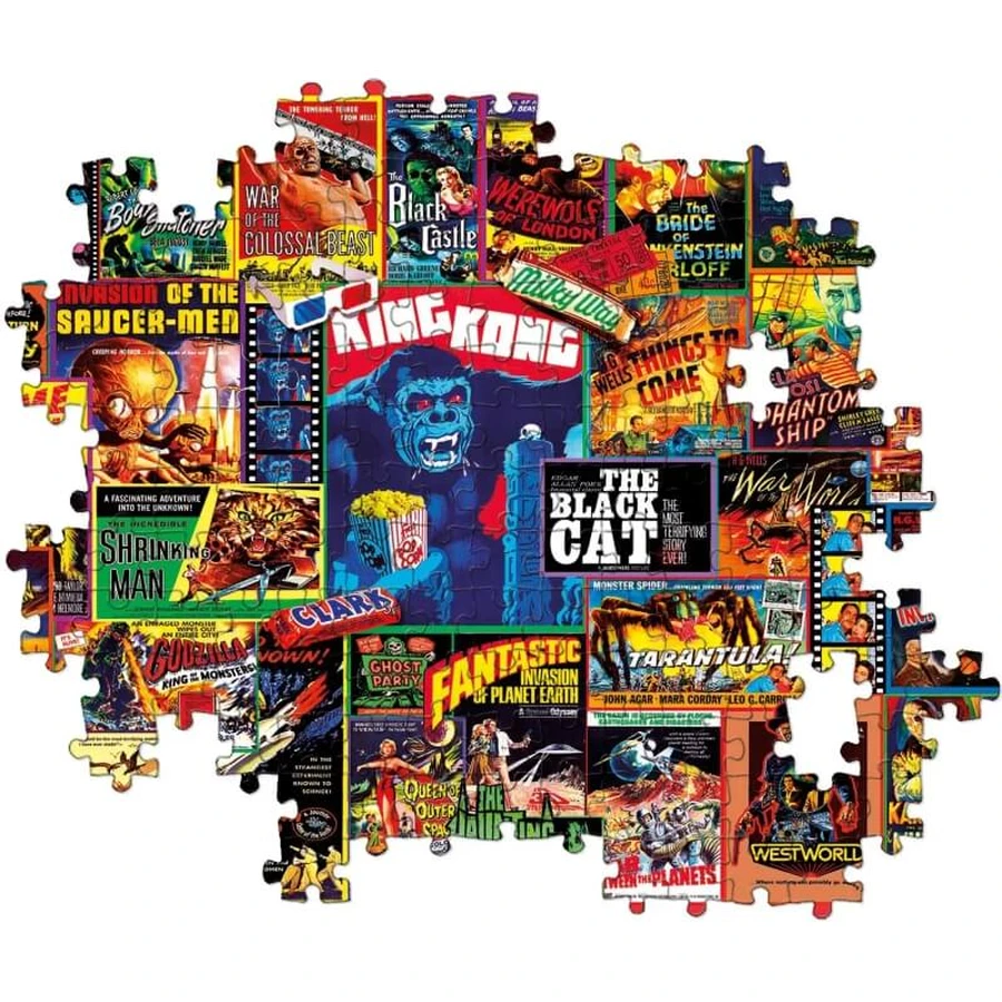 Clementoni Thriller Classics-puzzel van 1.000 stukjes voor volwassenen
