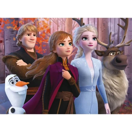 Lisciani Disney Frozen II - 24-delige Maxi Floor dubbelzijdige puzzel met een kleurplaat op de achterkant