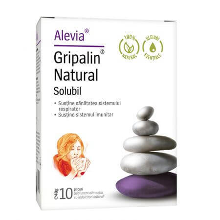 Natuurlijk oplosbare Gripaline, 10 zakjes, Alevia