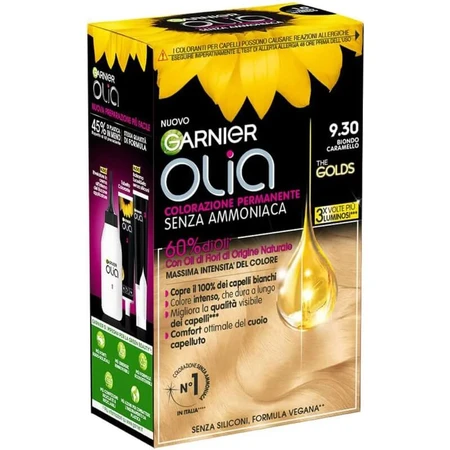 Garnier Olia - Tinte para el pelo n.º 9.30 Rubio caramelo