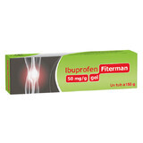 Ibuprofene Fiterman, 50 mg/g gel, 150 g, Fiterman Pharma