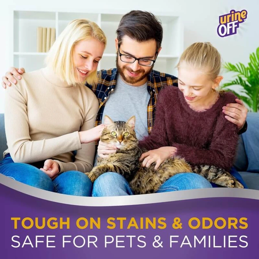 Wonderfood Urine Off - Enzyme-Based Stain and Odor Remover for Cat and Kitten Urine, 500 ml