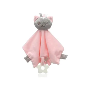 Manta «Cat Comfort» de Kiokids para niños a partir de 0 meses - Rosa