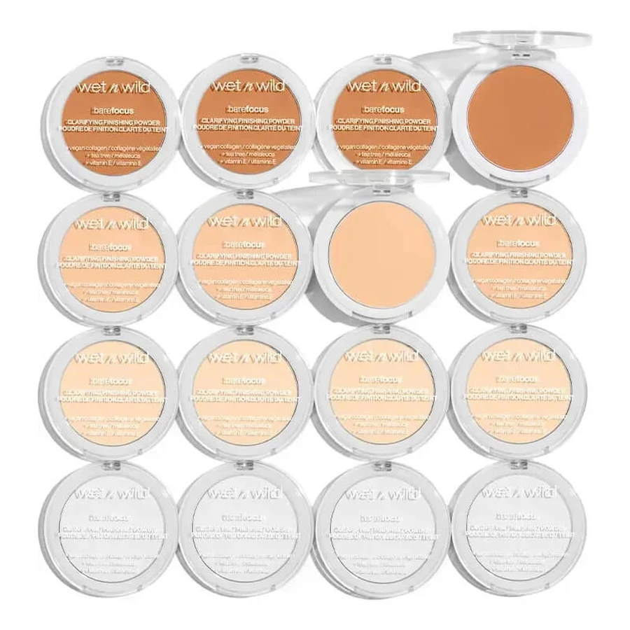 Wet n Wild Bare Focus Clarifying Finishing Powder - Compactpoeder nr. 478E Translucent