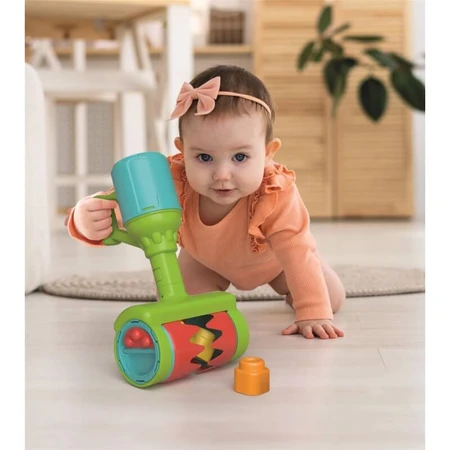 Clementoni Soft Clemmy Sensory Roller Vacuum – Speelgoedstofzuiger met 5 zachte blokjes