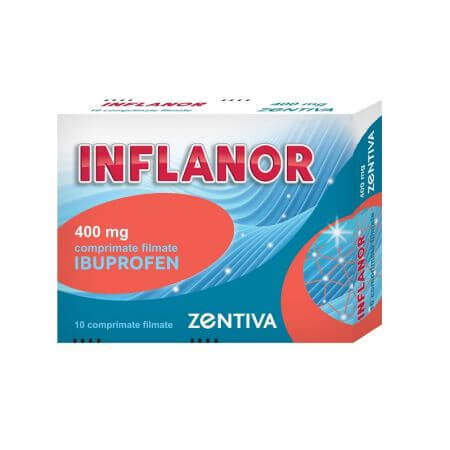 Inflanor, 400 mg, 10 Filmtabletten, Zentiva