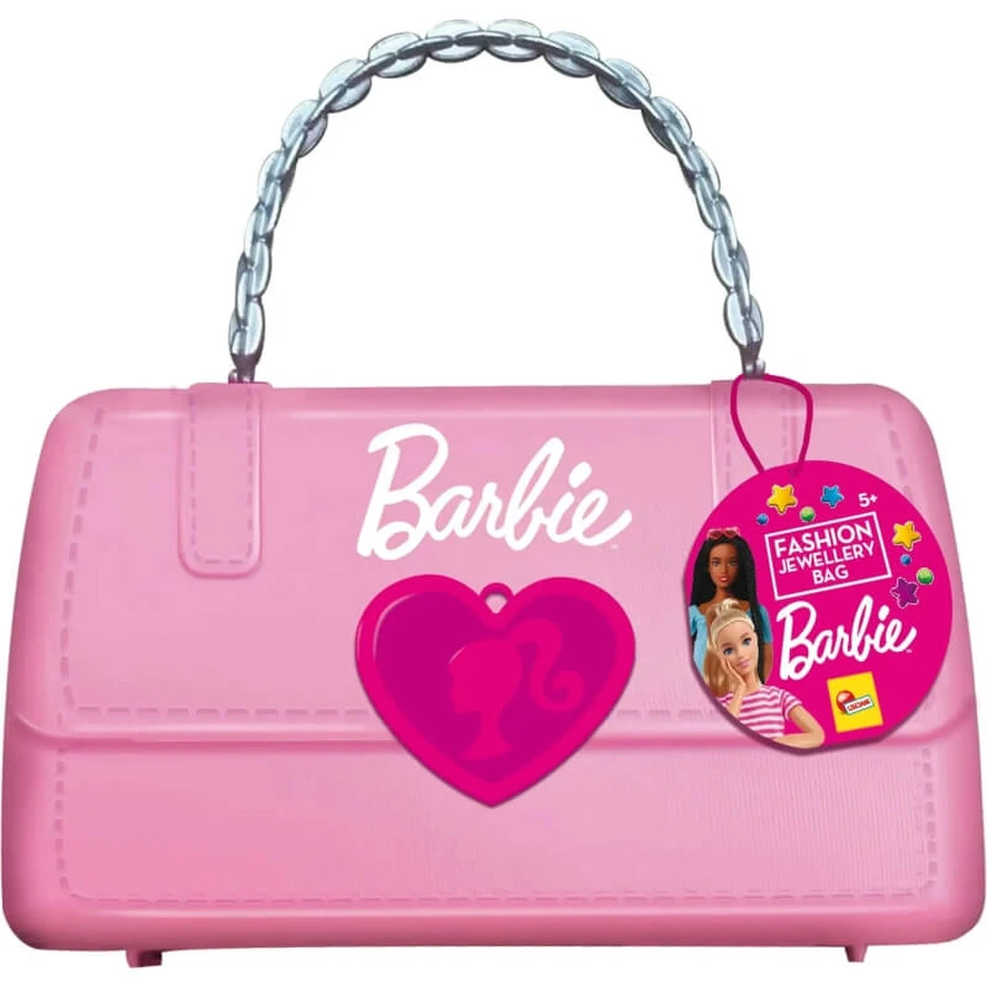 Lisciani Barbie - sac à bijoux fantaisie - kit de création de bracelets