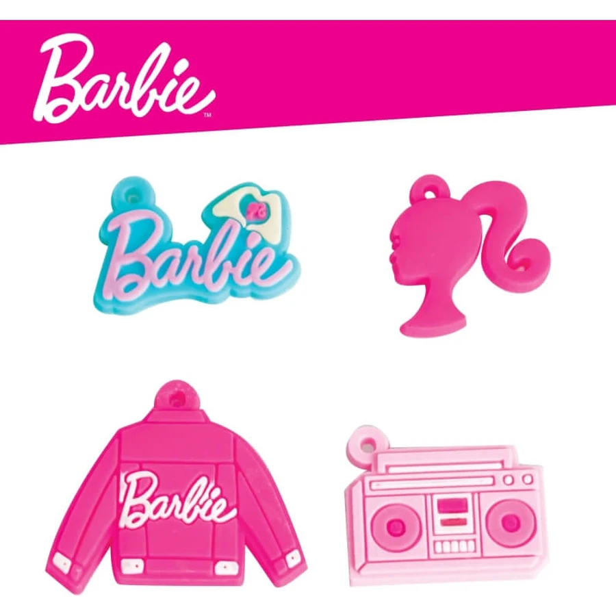 Lisciani Barbie - sac à bijoux fantaisie - kit de création de bracelets