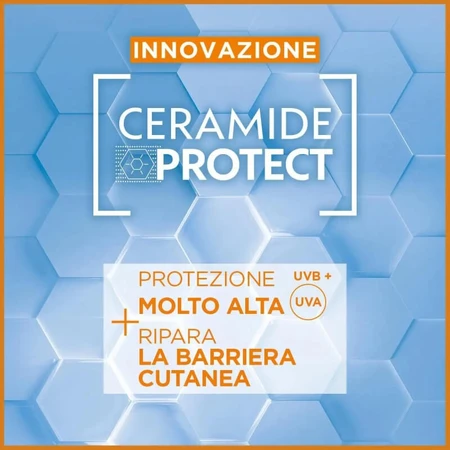 Garnier Zonnebrandcrème SPF 50+ Spray, Ambre Solaire Sensitive voor volwassenen, Ceramide Protect, zeer hoge bescherming, 150 ml