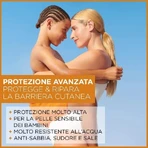 Garnier Zonnebrandcrème SPF 50+ Spray, Ambre Solaire Sensitive voor volwassenen, Ceramide Protect, zeer hoge bescherming, 150 ml