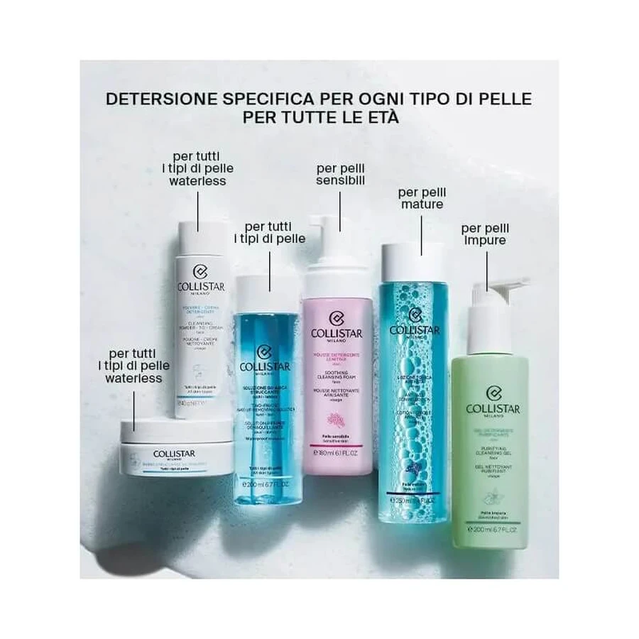 Gel limpiador facial purificante Collistar, 200 ml