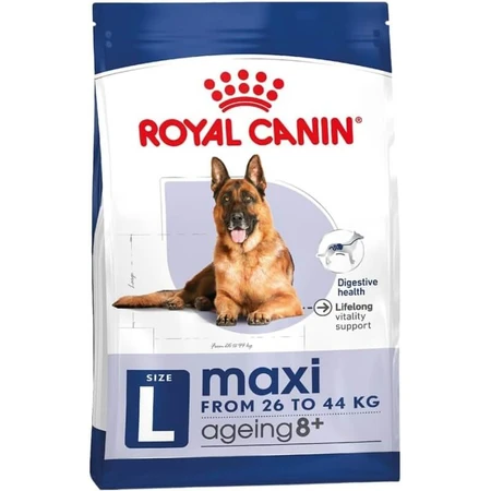 Royal Canin Maxi Ageing 8 Plus - Alimento completo para perros adultos de razas grandes mayores de 8 años, 15 kg