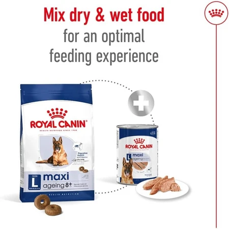 Royal Canin Maxi Ageing 8 Plus - Alimento completo para perros adultos de razas grandes mayores de 8 años, 15 kg