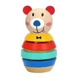 Tooky Toys Toren in de vorm van een beer - Stapelbare toren