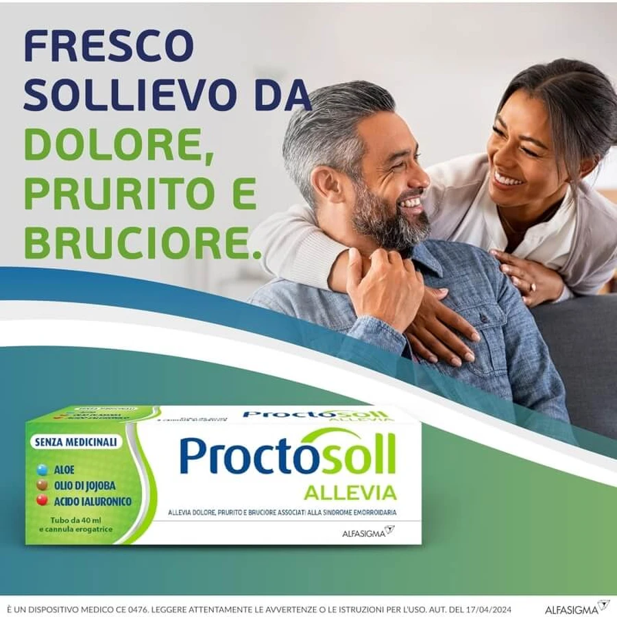 Proctosol Relieves - Hemorrhoid Gel with Dispensing Nozzle, 40 ml