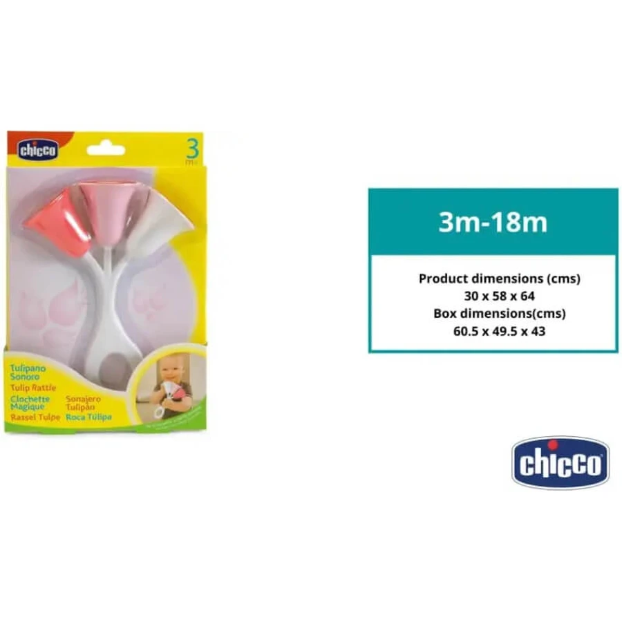 Chicco Leuchtendes Spielzeug „Blaue Tulpe“